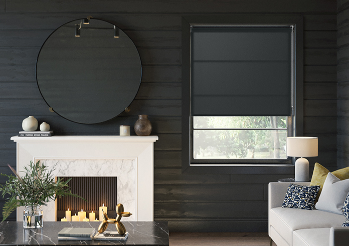 Rimini, Black - Twist&Fit Roller Blind - Image 3